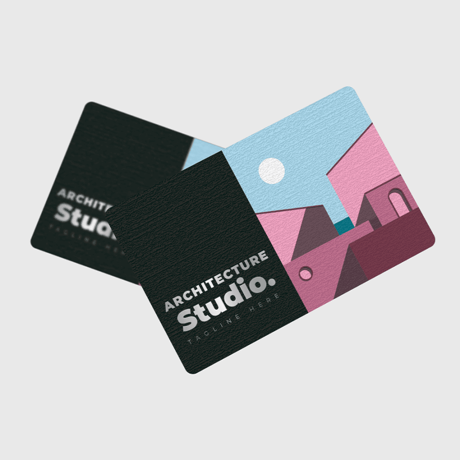 Silver Foil Business Cards